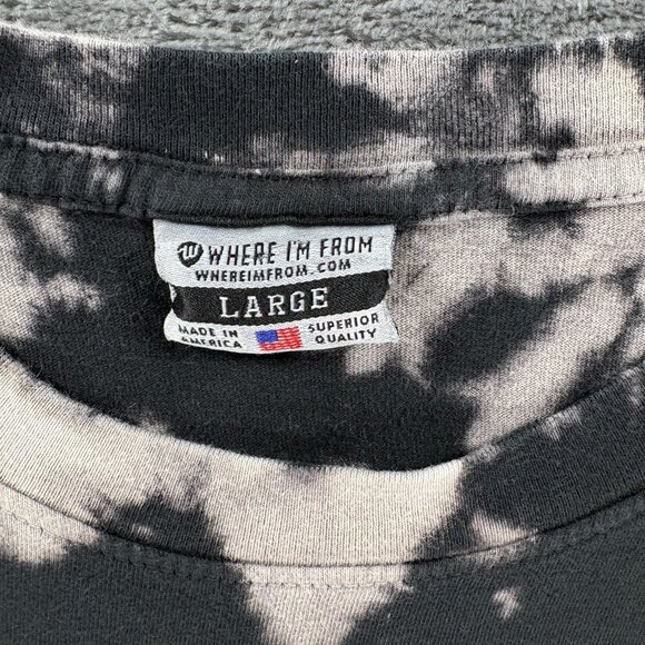 Joe Burrow Cincinnati Bengals Shirt Tie Dye Tigers Bleach Tee Men L NFL Football - Picture 4 of 7